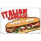 Signmission Italian Sausage Banner Concession Stand Food Truck Single Sided B-Italian Sausage19 - alternate 1